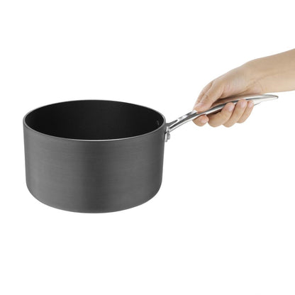 Casserole antiadhésive en aluminium anodisé Vogue 200mm - Vogue - CP763