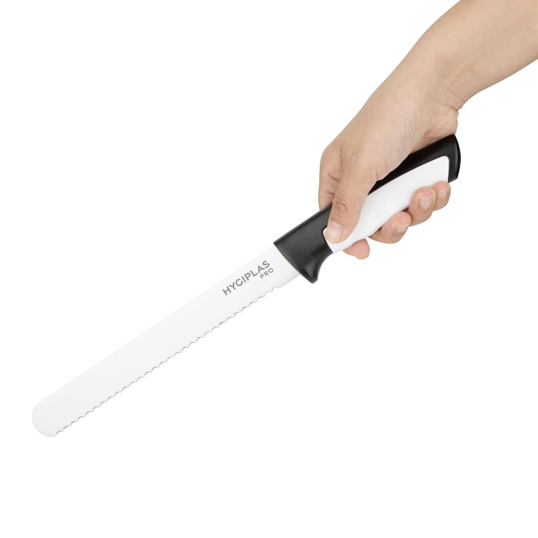 Couteau à pain Hygiplas Pro blanc 20cm - Hygiplas - JD216
