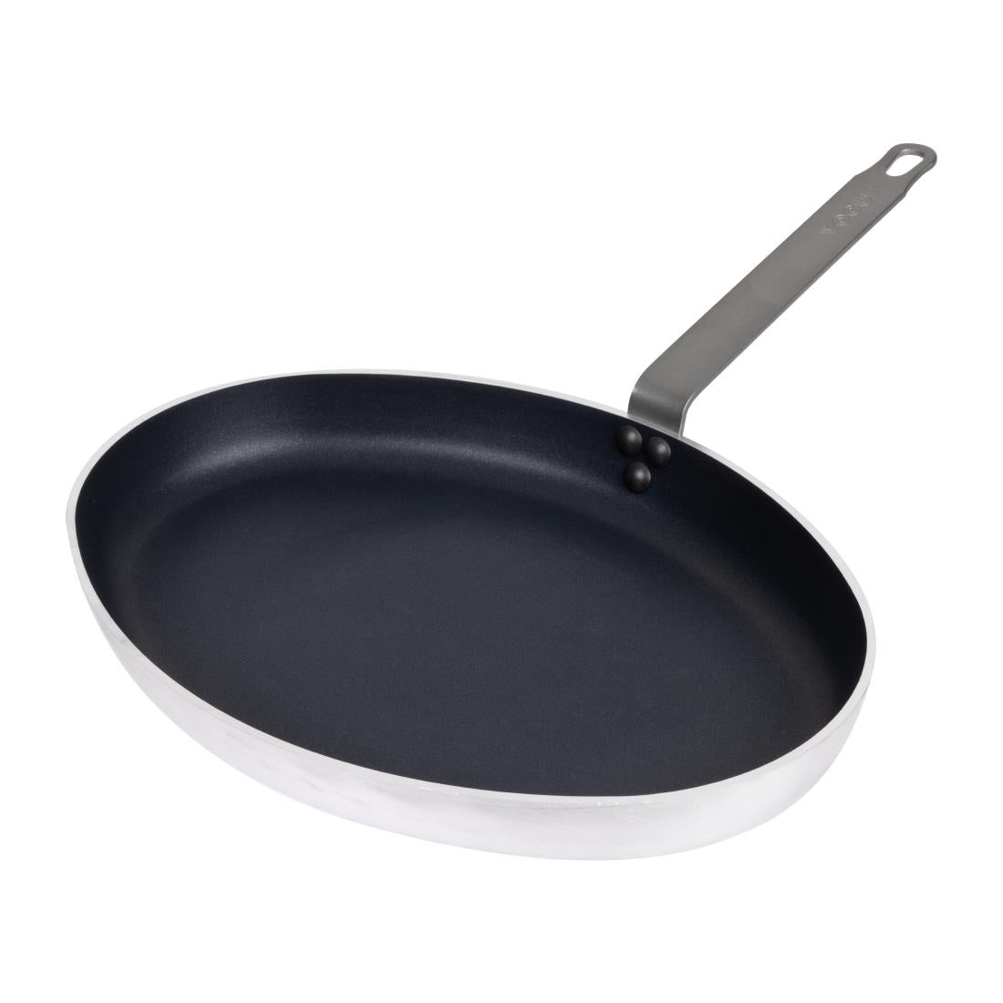 Poêle ovale en aluminium antiadhésif Vogue Teflon Platinum Plus 400mm - Vogue - HT992