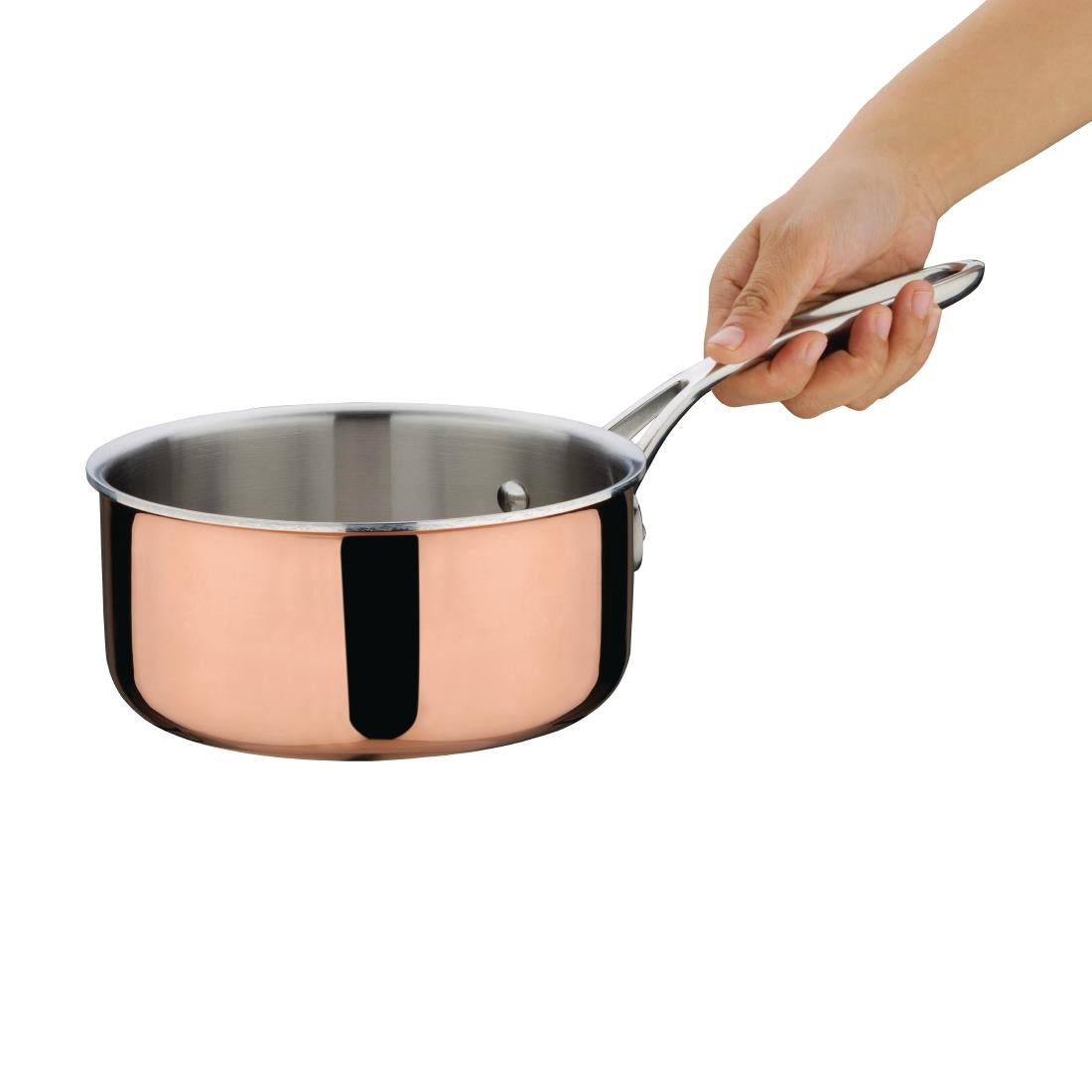 Casserole triple paroi cuivre induction Vogue 160mm - Vogue - CT998
