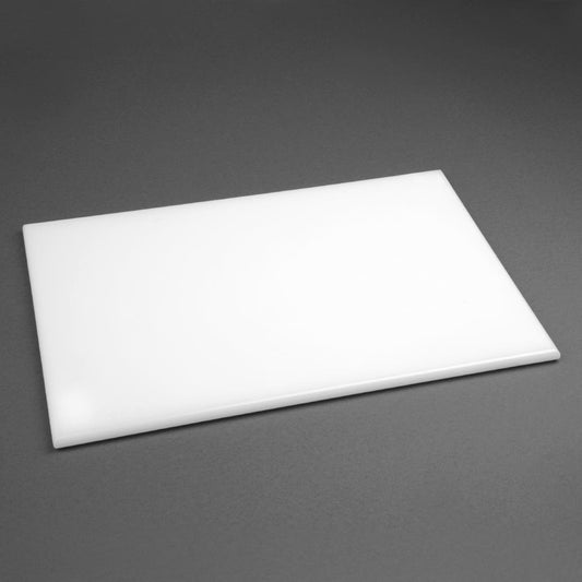 Planche à découper anti-bactérienne en haute densité Hygiplas blanche - Hygiplas - F157