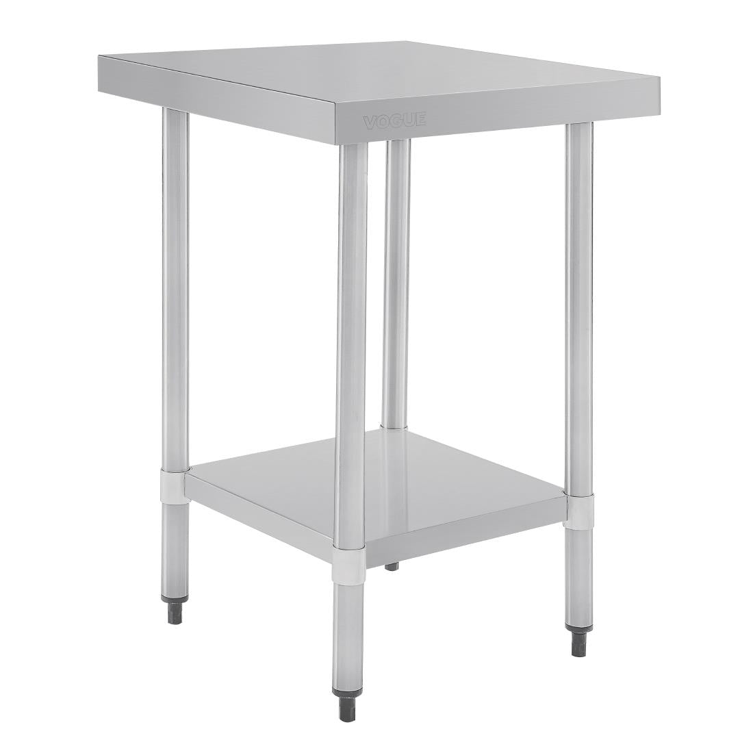 Table en acier inoxydable sans rebord Vogue 600 x 700mm - Vogue - GJ500