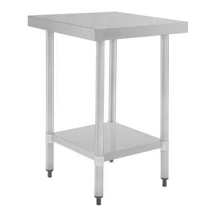 Table en acier inoxydable sans rebord Vogue 600 x 700mm - Vogue - GJ500