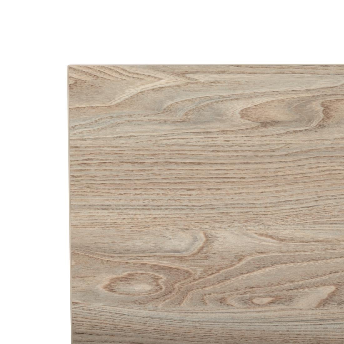 Plateau de table carré Bolero 700mm effet bois clair - Bolero - GR331