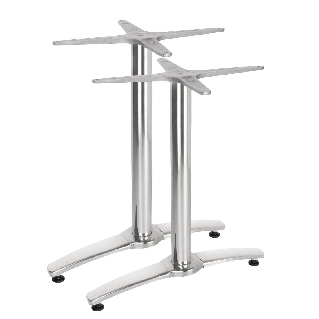 Pied de table double aluminium Bolero (lot de 2) - Bolero - GH985