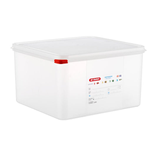 Boîtes alimentaires en polypropylène GN 2/3 Araven 19L (lot de 4) - Araven - DL983