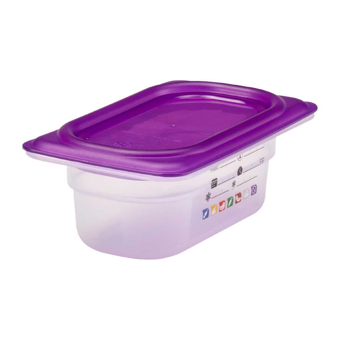 Bac en polypropylène Cambro Safetrak IML GN 1/9 65mm - Cambro - JN518
