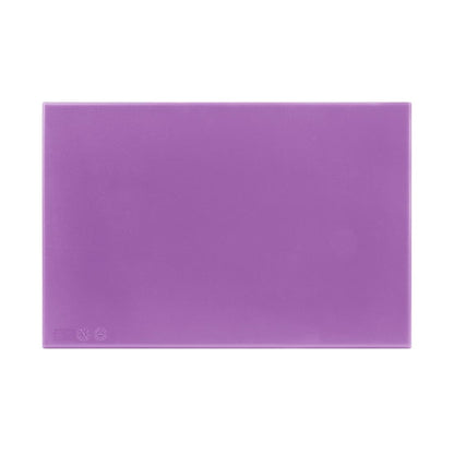 Planche à découper haute densité Hygiplas violette 450x300x25mm - Hygiplas - FX102