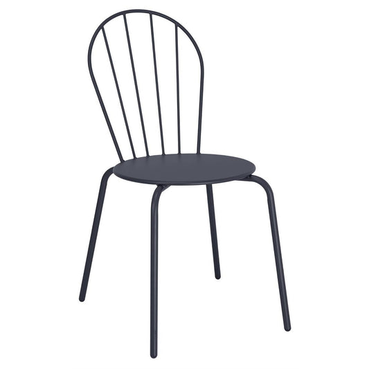 Chaises Bolero Adeline bleu ardoise (lot de 4) - Bolero - HZ361
