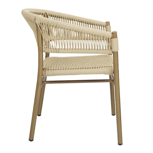 Fauteuils en corde naturelle tressée Bolero Florence (lot de 2) - Bolero - FU532