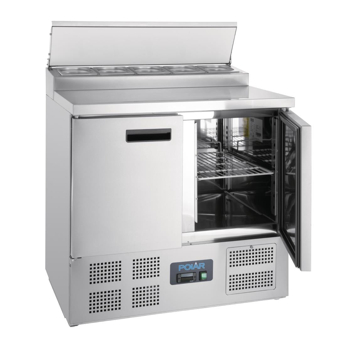 Comptoir de préparation réfrigéré pizzas salades 254L Polar Série G - Polar - G604