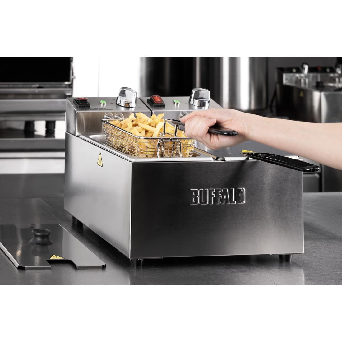 Friteuse double Buffalo - 2x3L - Buffalo - CU615