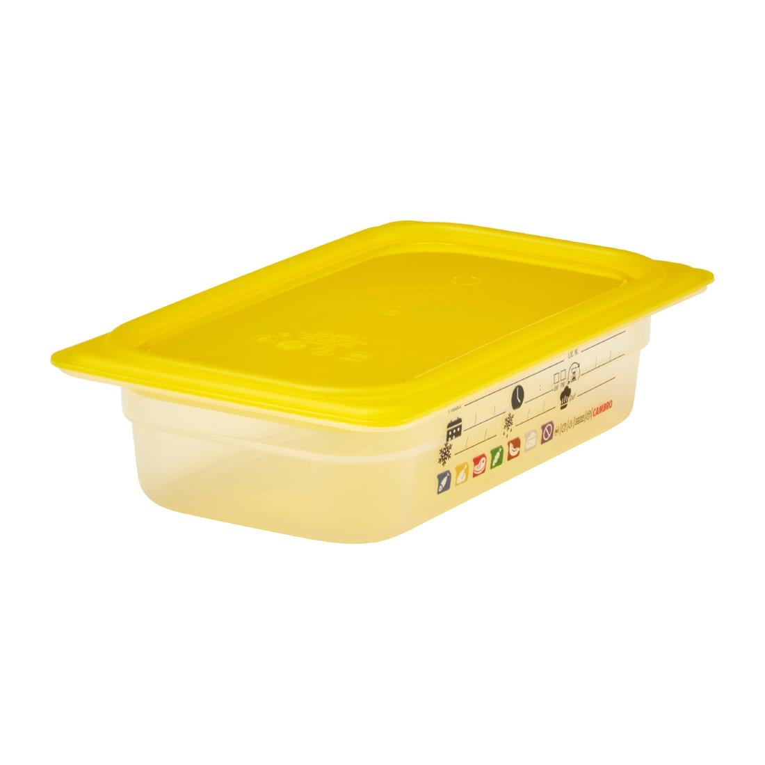 Bac en polypropylène Cambro Safetrak IML GN 1/4 65mm - Cambro - JN512