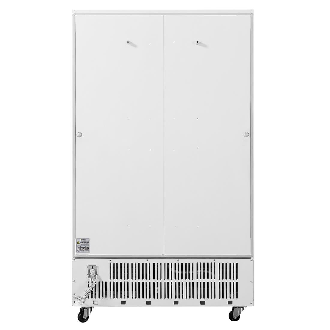 Armoire réfrigérée 2 portes vitrées coulissantes avec caisson lumineux Polar Série G 950L - Polar - GE581
