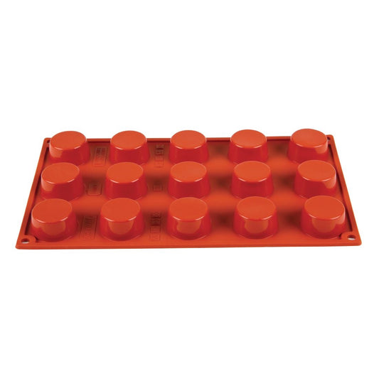 Plaque 15 petits-fours en silicone Pavoni Formaflex - Pavoni - N945
