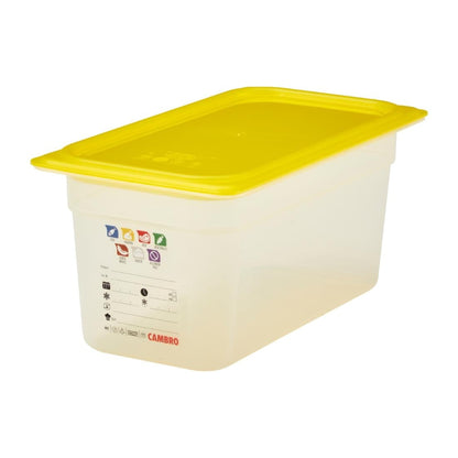 Bac en polypropylène Cambro Safetrak IML GN 1/3 150mm - Cambro - JN510