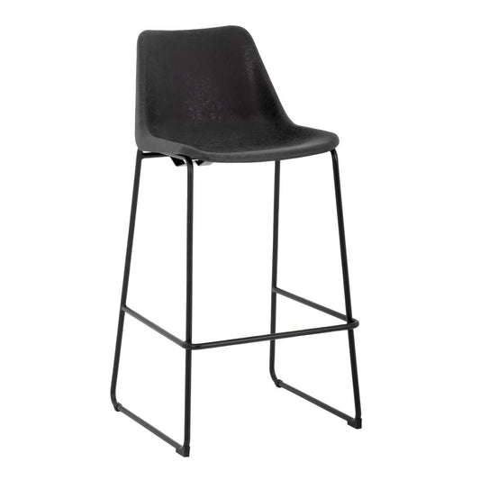 Tabouret haut Bolero Rodeo noir - Bolero - FB883