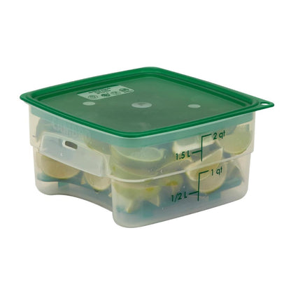 Boîte en polypropylène Cambro FreshPro CamSquare 1,9L - Cambro - JM720