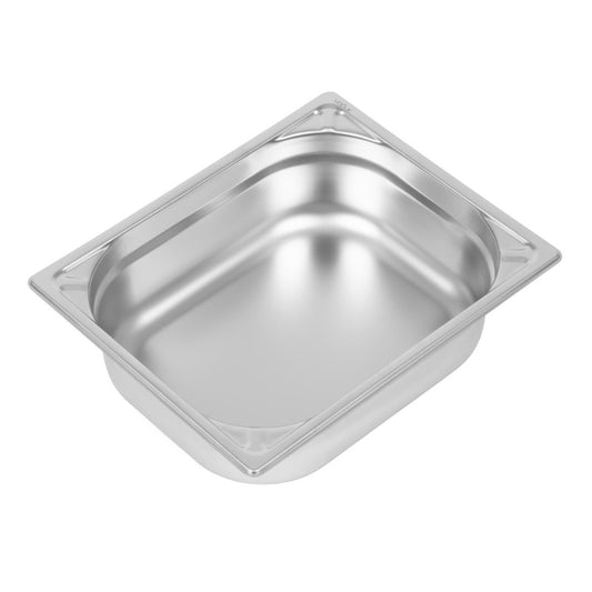 Bac inox 18/10 GN 1/2 professionnel Vogue 100mm - Vogue - DW439