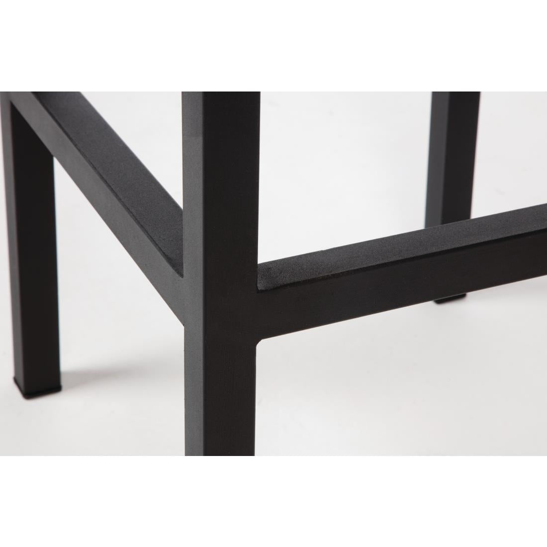 Tabourets de bar en acier et acacia Bolero (lot de 2) - Bolero - DS156
