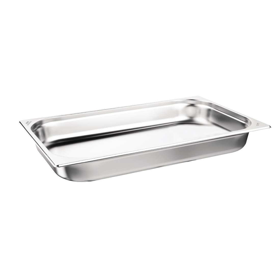 Bacs GN 1/1 inox 65mm Nisbets Essentials (lot de 3) - Nisbets Essentials - DB881