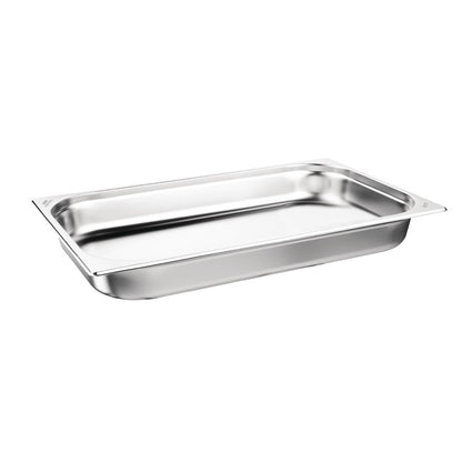 Bacs GN 1/1 inox 65mm Nisbets Essentials (lot de 3) - Nisbets Essentials - DB881