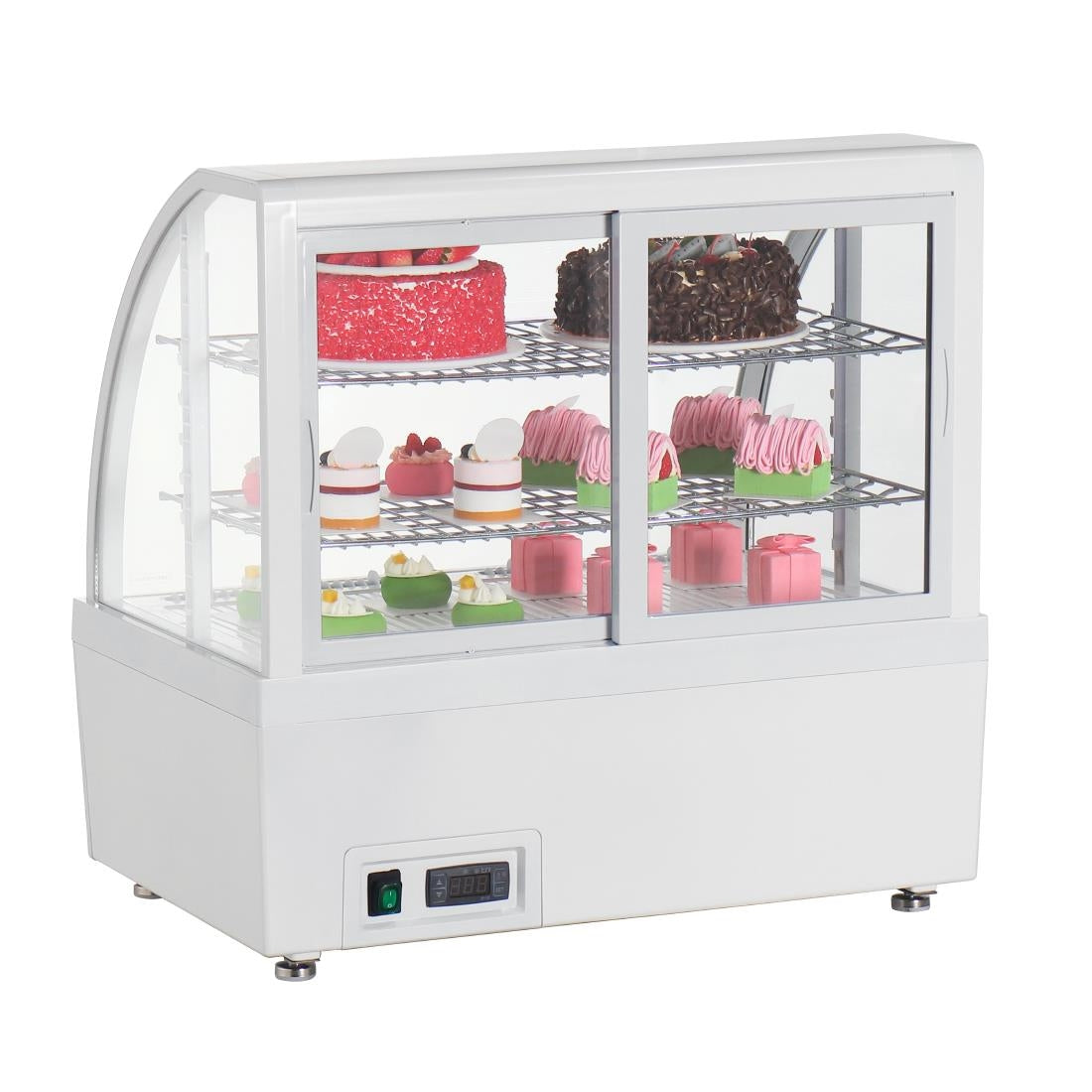 Vitrine réfrigérée de comptoir Polar série C blanche 100L - Polar - CU637