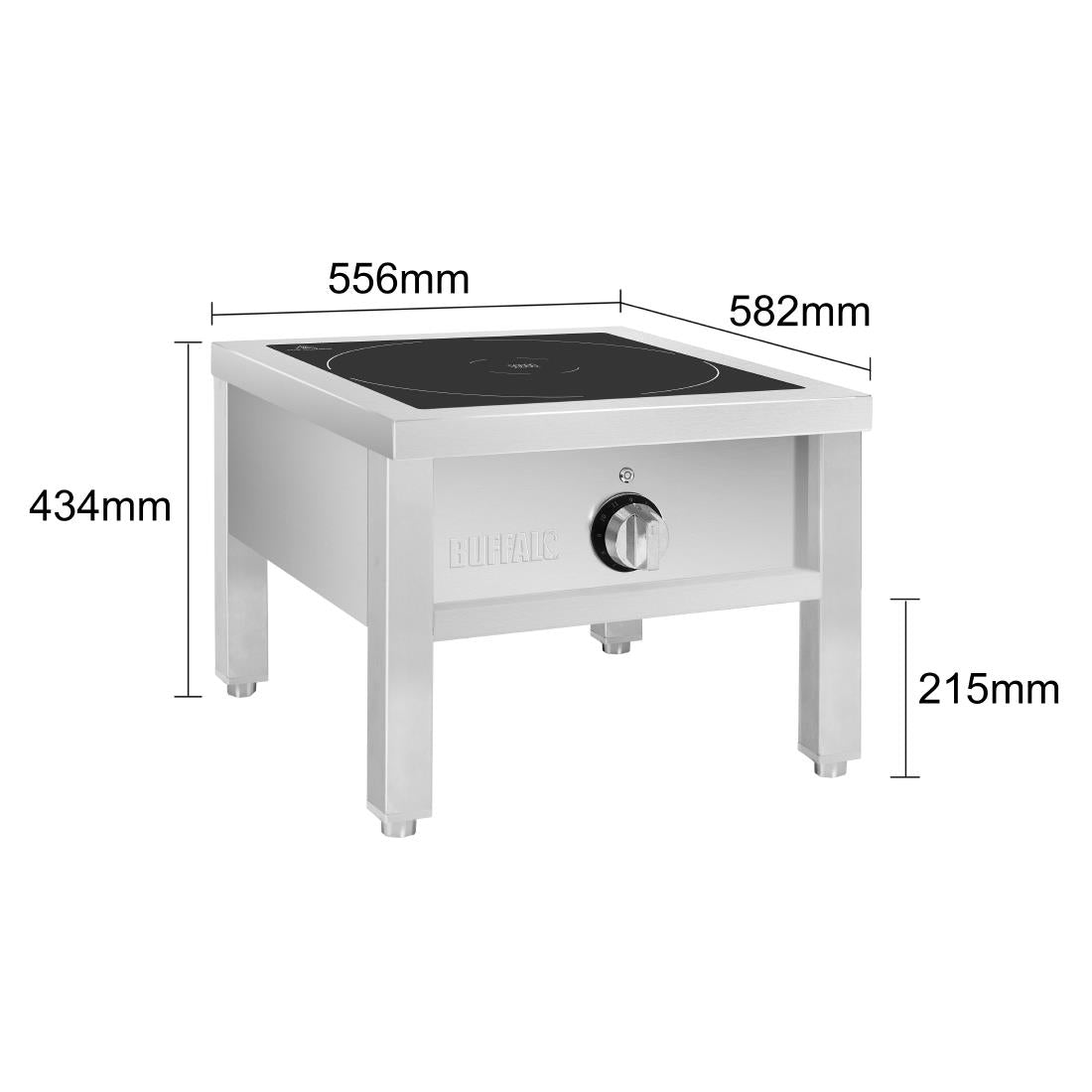 Grande plaque induction Buffalo 8kW - Buffalo - HT766