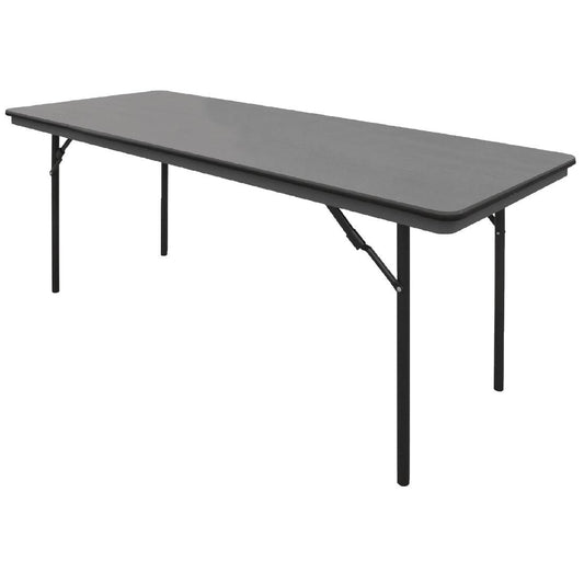Table rectangulaire pliante grise en ABS Bolero 1830mm - Bolero - GC596