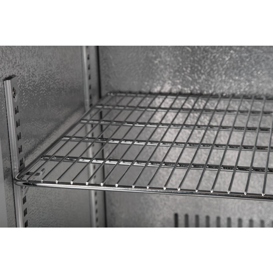 Arrière-bar deux portes coulissantes Polar Série G noir 208L - Polar - GL003