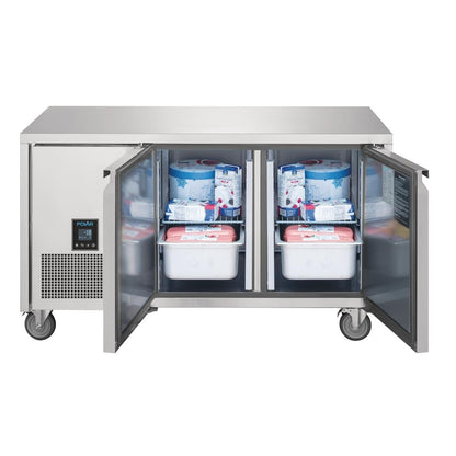 Table réfrigérée négative 2 portes Polar Serie U Premium 267L - Polar - UA006