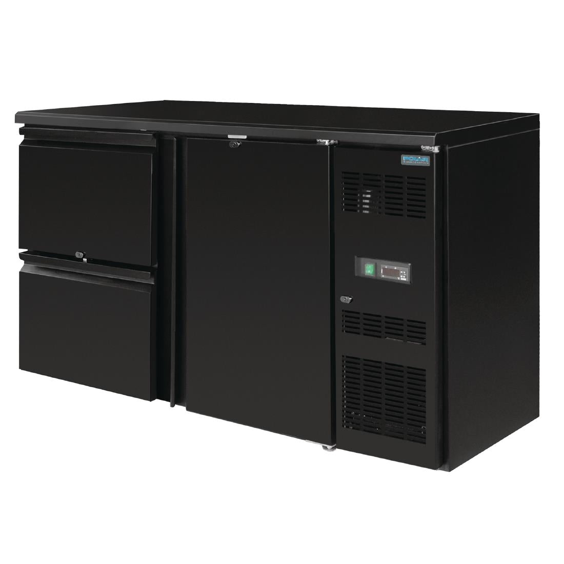 Arrière-bar Polar Série U 1 porte et 2 tiroirs - Polar - GL186
