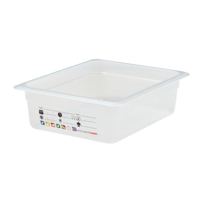 Bac en polypropylène Cambro Safetrak IML GN 1/2 100mm - Cambro - JN505