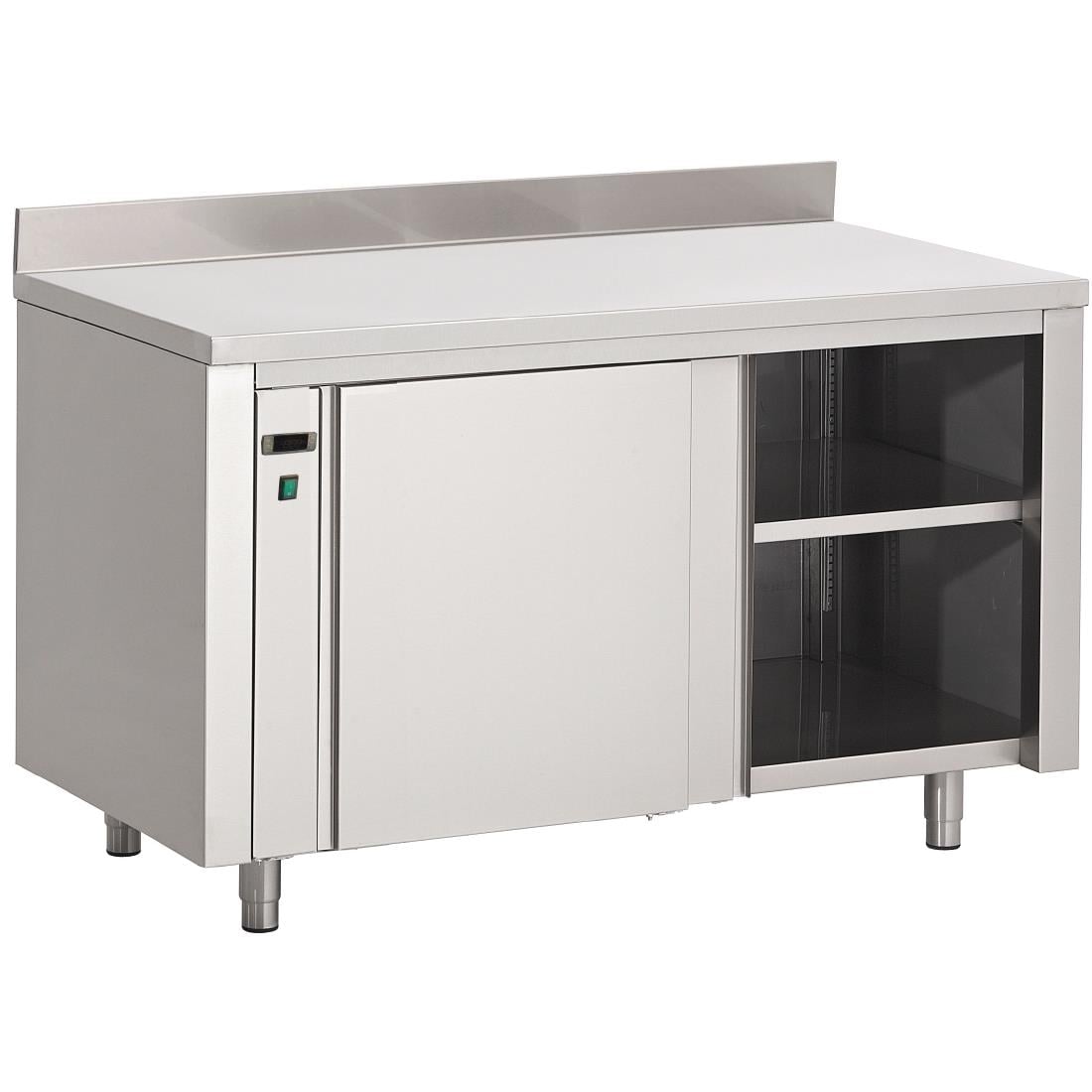 Armoire chauffante inox avec dosseret Gastro M 850x1000x700mm - Gastro M - DS435