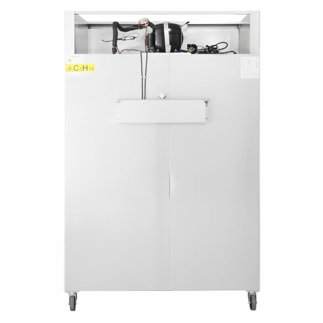 Armoire réfrigérée positive blanche Polar série G 2 portes 1 152L - Polar - PG042