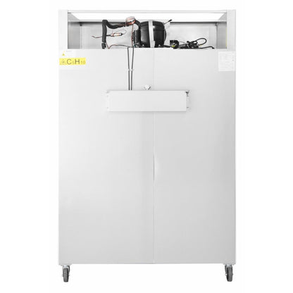 Armoire réfrigérée positive blanche Polar série G 2 portes 1 152L - Polar - PG042