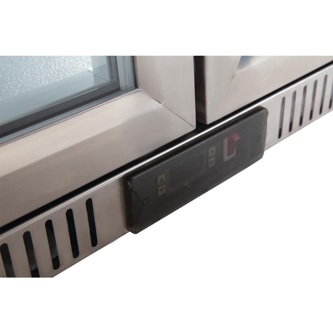 Arrière-bar trois portes pivotantes Polar Série G inox 330L - Polar - GL009