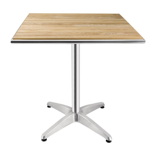 Table carrée en frêne Bolero 700mm - Bolero - CG835