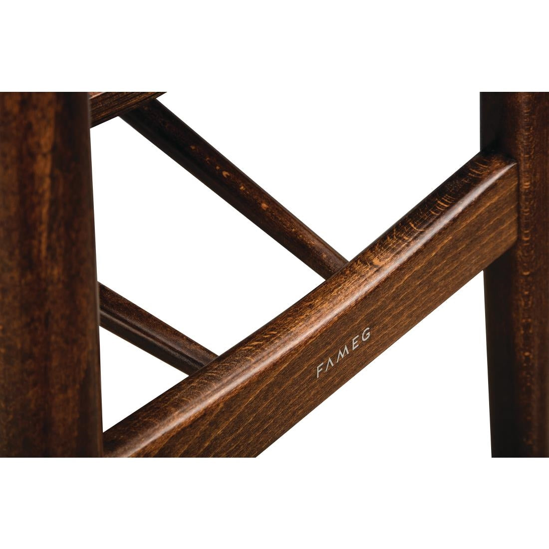 Chaises en bois courbé Fameg Cowhorn noyer naturel (lot de 2) - Fameg - CW008