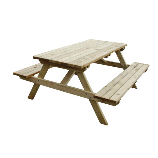 Table pique-nique en bois 1,5m - Rowlinson - CG095