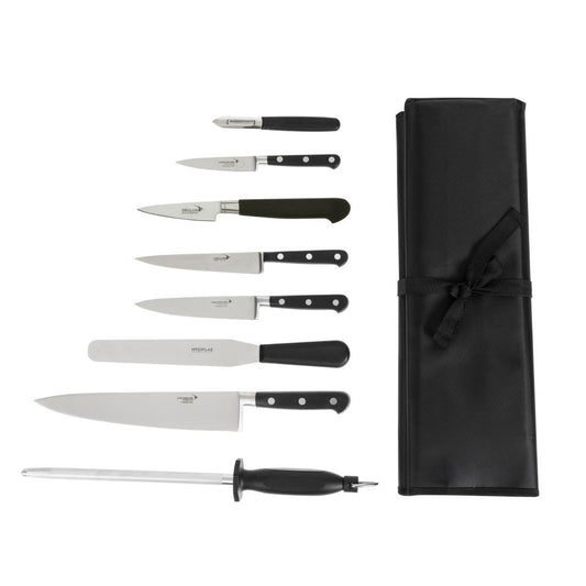 Ensemble 8 couteaux avec étui Deglon Sabatier - Deglon Sabatier - S004