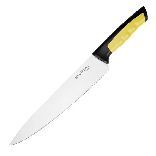 Couteau de cuisine Hygiplas Pro jaune 25cm - Hygiplas - JD215