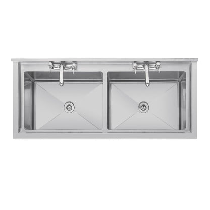 Double évier profond Vogue 1410 x 600mm - Vogue - CF406