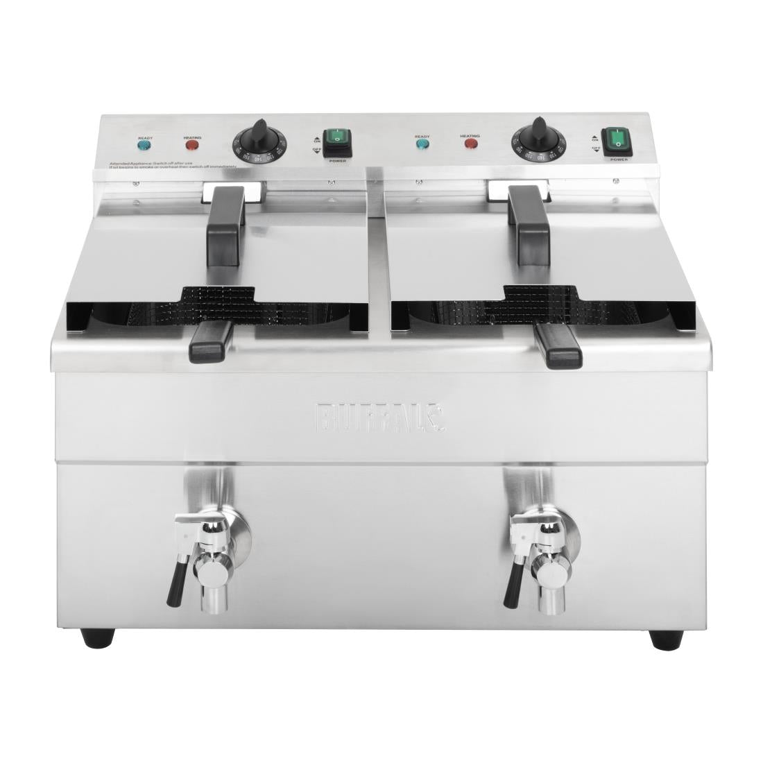 Friteuse induction double Buffalo 2 x 3 kW - Buffalo - CT012