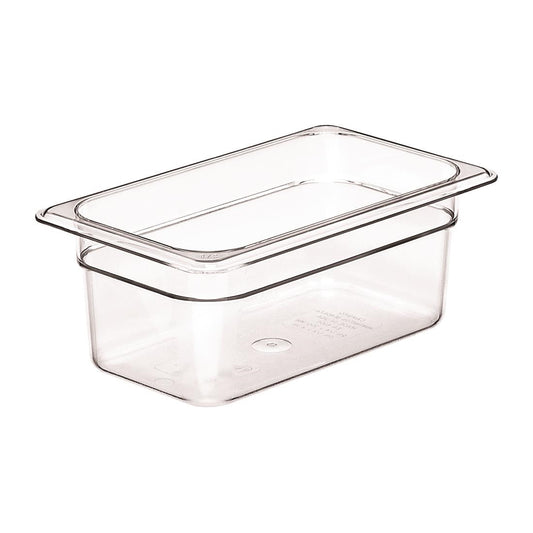 Bac sans BPA Cambro Camview GN 1/4 100mm - Cambro - DW543