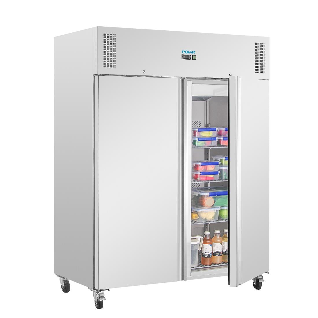 Armoire réfrigérée positive 2 portes Polar série U 1300L - Polar - UA052