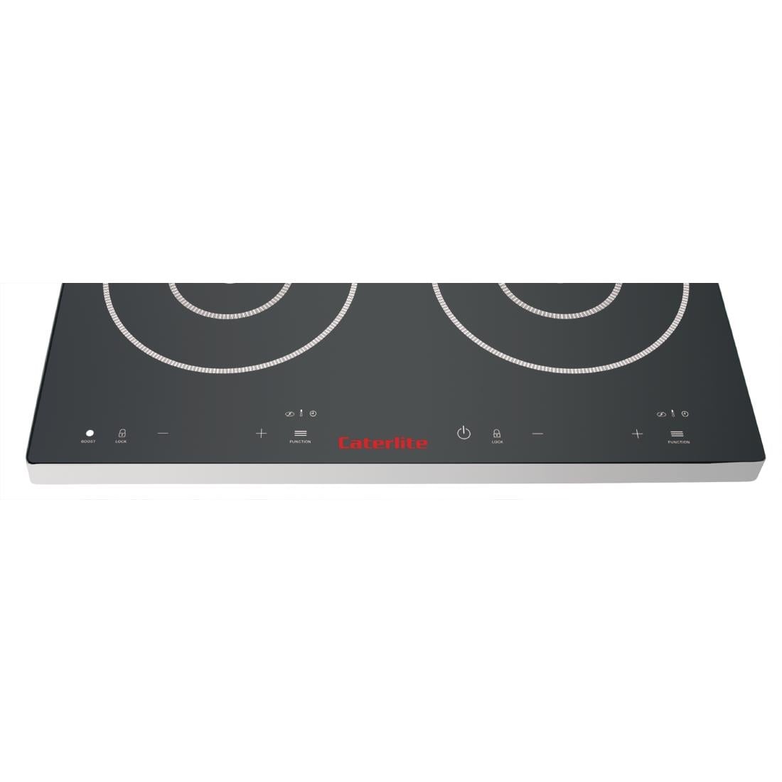 Double plaque de cuisson induction à commande tactile Caterlite 3 kW - Caterlite - DF824