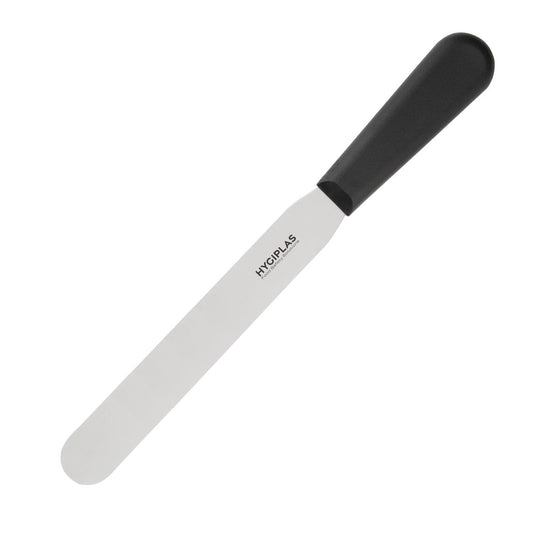 Couteau spatule à lame droite Hygiplas noir 205mm - Hygiplas - D404