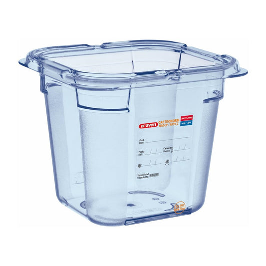 Boîte hermétique bleue en ABS sans BPA Araven GN1/6 150mm - Araven - GP572