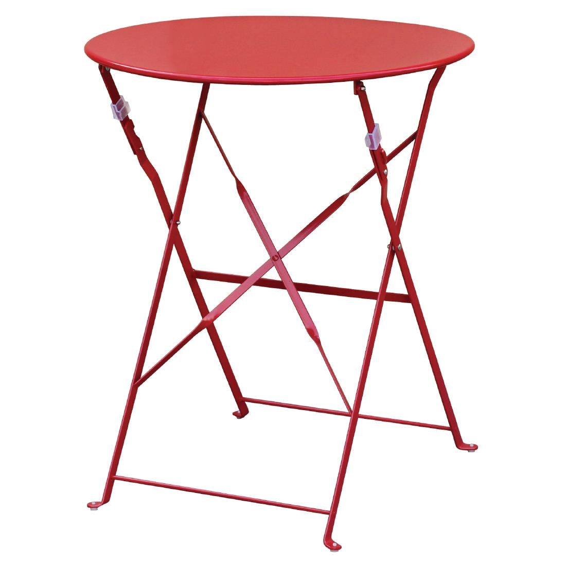 Table de terrasse en acier Bolero rouge - Bolero - GH560